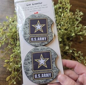U.S. Army Camouflage Car Coasters